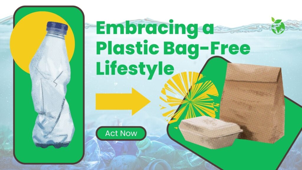 Green Modern Plastic Reusable Campaign Twitter Post